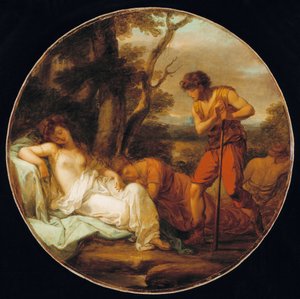 Cymon e Ifigênia, c. 1780 de Angelica Kauffmann
