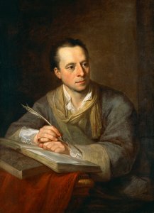 Retrato de Johann Joachim Winckelmann (Stendal 1717-Trieste 1768), arqueólogo e historiador de arte alemão de Angelica Kauffmann