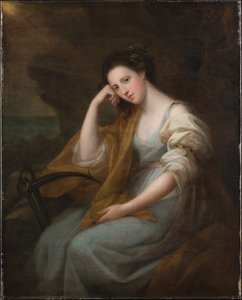Retrato de Lady Louisa Leveson-Gower (1749/50-1827), mais tarde Baronesa Macdonald, na personificação de Spes de Angelica Kauffmann