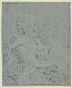 Mulher em Spinet de Angelica Kauffmann
