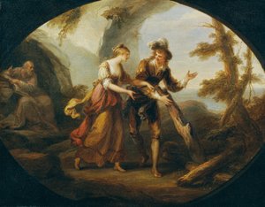 Miranda e Ferdinand de Angelica Kauffmann