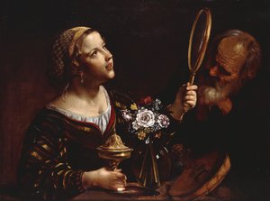 Uma alegoria dos sentidos, de Angelo Caroselli