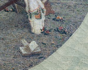 Avanços, por Angelo Morbelli, detalhe de Angelo Morbelli