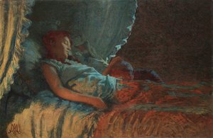 Maternidade Alba Serena, 1889-1890. de Angelo Morbelli