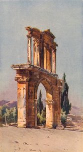 Arco de Adriano, Atenas (cor litho)