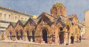 Igreja de Panagia Kapnikari, Atenas (lito preto)