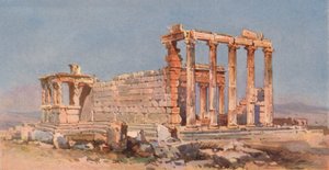 Erechtheion, Atenas (lito colorido)