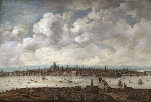 Vista de Londres de Southwark de Anglo Dutch School
