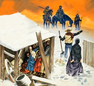 Uma cena baseada no romance Uncle Tom