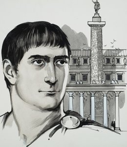 Imperador Trajano (guache sobre papel) de Angus McBride