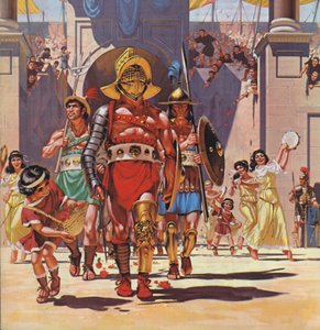 Gladiador (litografia a cores)