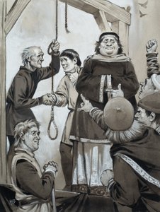 Justiça Medieval (guache sobre papel) de Angus McBride