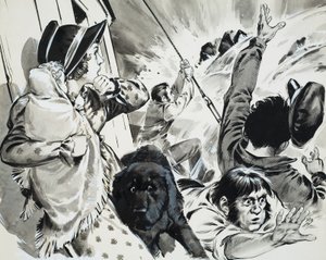 Barco a vapor do Mississipi (guache sobre papel) de Angus McBride