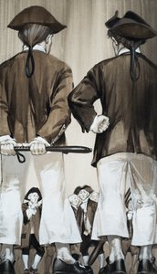 Press Gang (guache sobre papel) de Angus McBride