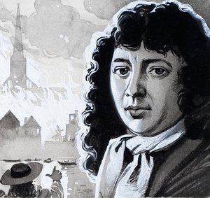 Samuel Pepys e o Grande Incêndio de Londres de Angus McBride