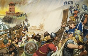 Invasão saxónica () de Angus McBride