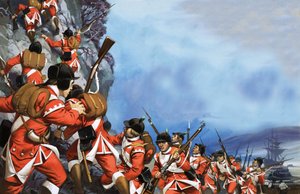 Escalar as falésias para tomar o Quebeque de Angus McBride