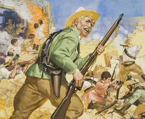 Cerco de Mafeking, de 1899-1900 (guache sobre papel) de Angus McBride