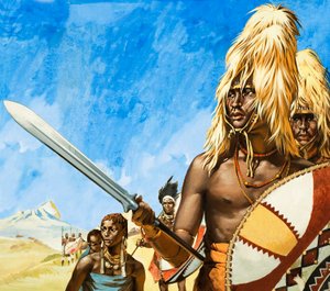 A tribo Masai de África de Angus McBride