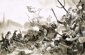 Os exércitos turcos de Suleiman cercam Viena em 1529 de Angus McBride
