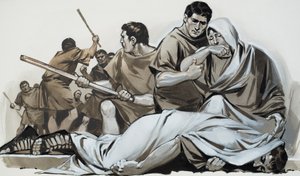 Tiberius Gracchus (guache sobre papel) de Angus McBride