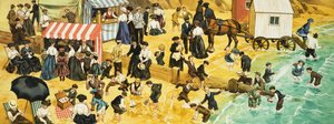 Cena de praia vitoriana ou eduardiana de Angus McBride