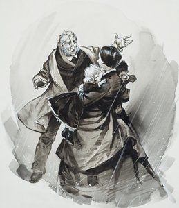 Onde estão os outros" (guache sobre papel) de Angus McBride