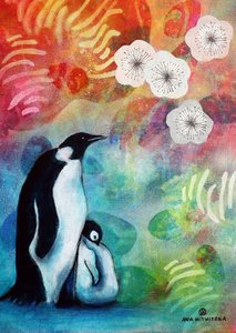 A Família dos Pinguins Blossom de Ania Witwitzka