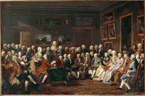 Leitura da tragédia de Voltaire "L