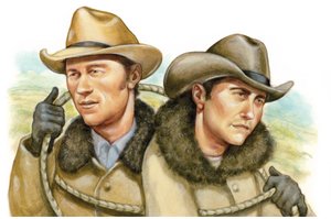 Brokeback Mountain, 2005 (acrílico sobre placa de ilustração)