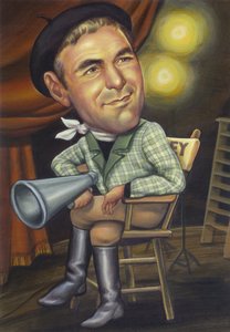 George Clooney, 2002 (acrílico sobre placa de ilustração) de Anita Kunz