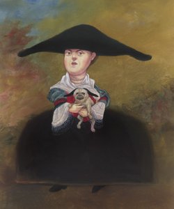 La Belle Bourgeoisie, 2019 (tinta acrílica sobre placa de ilustração) de Anita Kunz