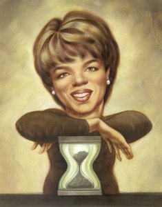 Oprah Winfrey, 2010 (acrílico sobre placa de ilustração) de Anita Kunz