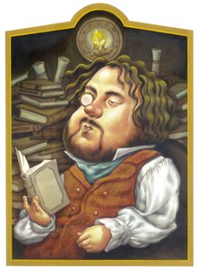 Peter Jackson, 2002 (acrílico sobre placa de ilustração) de Anita Kunz