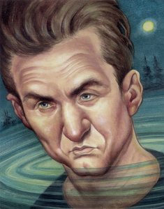 Sean Penn, 2003 (acrílico sobre placa de ilustração)