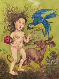 verão, 2013 (tinta acrílica sobre cartão de ilustração) de Anita Kunz