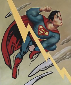 Superman, 2000 (acrílico sobre cartão de ilustração)