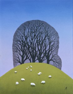Cume com ovelhas, 2017 de Anna Phillips