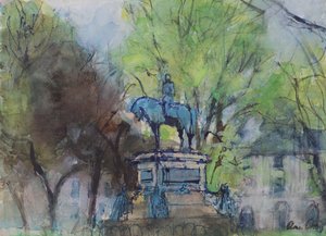 Praça Charlotte, Edimburgo de Ann Oram