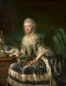 Retrato de Anna von Wartensleben de Anna Dorothea Therbusch