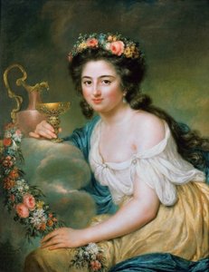 Retrato de Henriette Herz, née De Lemos 1764-1847 como Hebe, 1778.