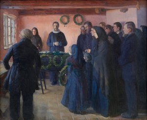 Um funeral de Anna Ancher