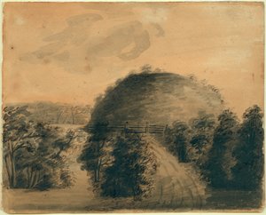 Desenho do Big Mound por Anna Maria Von Phul de Anna Maria von Phul