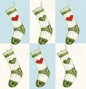 Meia de Natal de Anna Platts