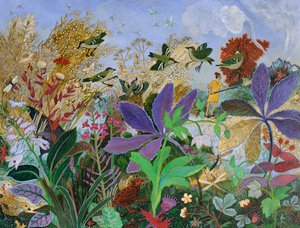 Burning Off, 2014 (acrílico) de Anna Pugh