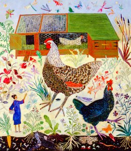 Borboletas, 2007 (acrílico) de Anna Pugh