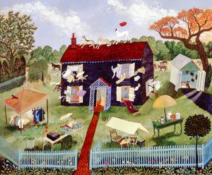 Tudo deve ir, 2006 (acrílico) de Anna Pugh