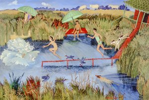 Dia quente, 2009 (acrílico) de Anna Pugh
