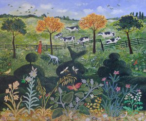 Perto e longe, 2015 (acrílico) de Anna Pugh