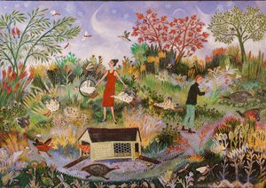Um Dois Três, 2019 (acrílico) de Anna Pugh